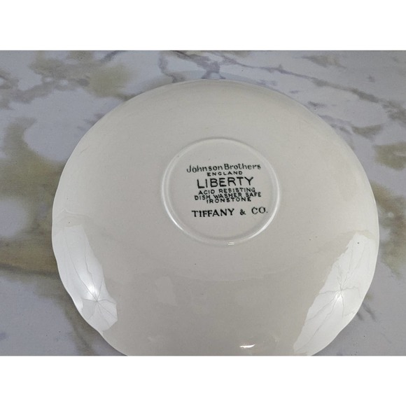 Tiffany & Co Johnson Brothers Liberty Pink Floral Chinz Coffee Cup and Saucer - Picture 5 of 6